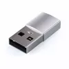 Satechi ST-TAUCS kabel-gender-changer USB-A USB-C zilver