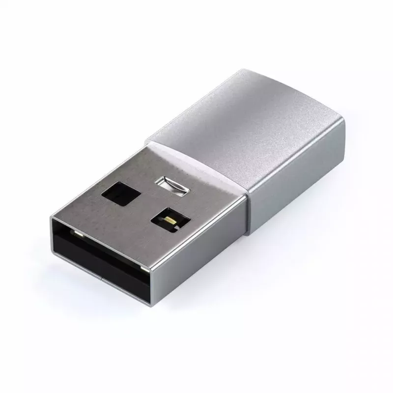 Satechi ST-TAUCS kabel-gender-changer USB-A USB-C zilver