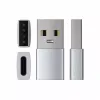 Satechi ST-TAUCS kabel-gender-changer USB-A USB-C zilver