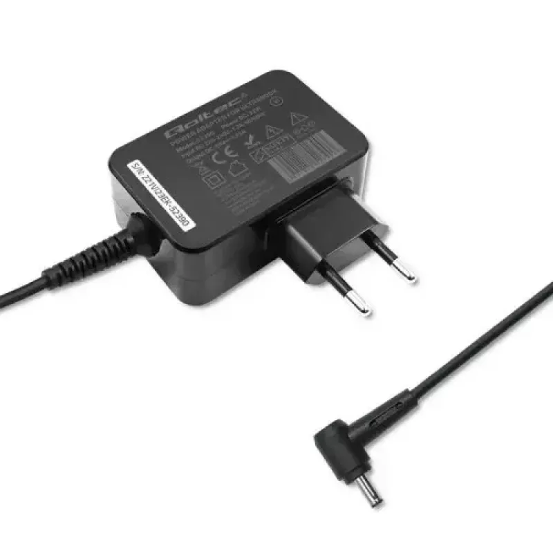 Oplader Qoltec 52408 Indoor AC laptop 19V 2.1A zwart