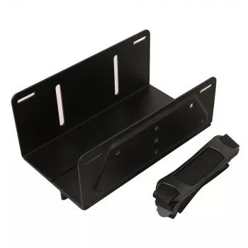 Techly ICA-CS 62 CPU-houder, onder het bureau monteerbare computerhouder, zwart