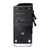Techly 102239 zijdelingse pc-behuizinghouder, zwart