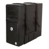 Techly 102239 zijdelingse pc-behuizinghouder, zwart