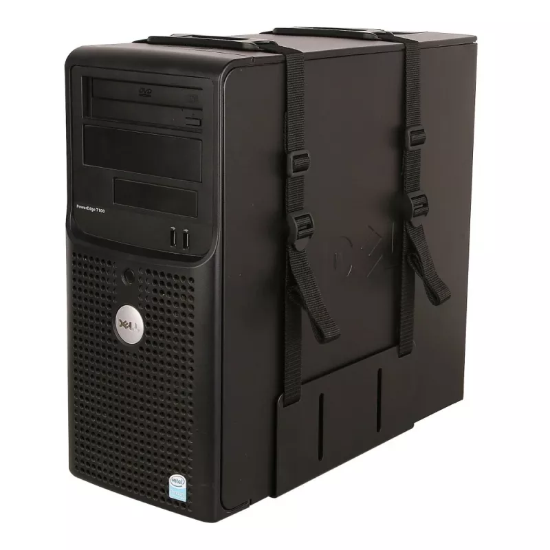 Techly 102239 zijdelingse pc-behuizinghouder, zwart