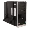 Techly 102239 zijdelingse pc-behuizinghouder, zwart