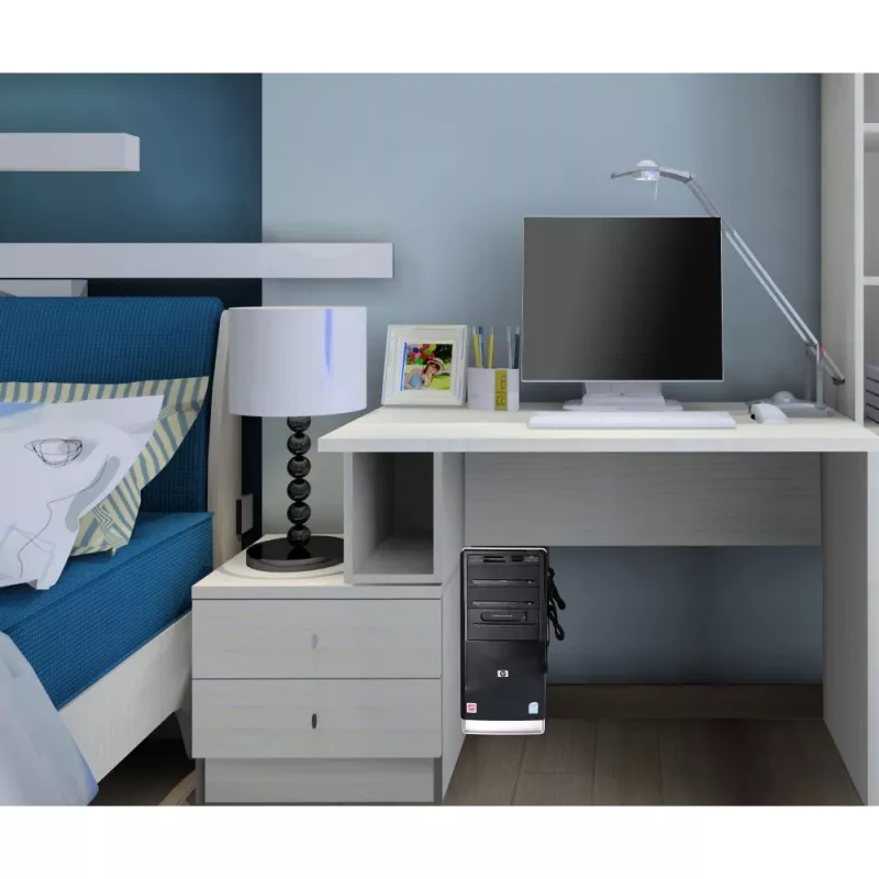 Techly 102239 zijdelingse pc-behuizinghouder, zwart