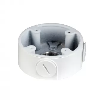 Aansluitdoos DAHUA PFA13A-E voor bewakingscamera's, Ø9,67 cm, hoogte 37,2 mm, wit