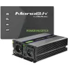 Spanningsomvormer QOLTEC Monolith 4000 MS Wave 12V naar 230V 2000/4000W met USB