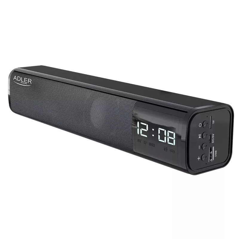 Draagbare Bluetooth-luidspreker Adler AD 1191 5W, draadloos, compact, zwart