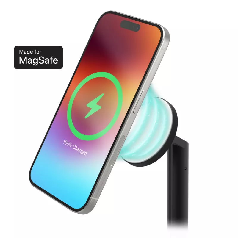 3-in-1 uitschuifbare standaard mophie MagSafe oplader voor binnen USB smartphone smartwatch koptelefoon
