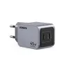 Ugreen 35008 mobiele oplader universeel grijs AC-snelopladen binnen