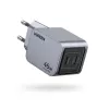 Ugreen 35008 mobiele oplader universeel grijs AC-snelopladen binnen