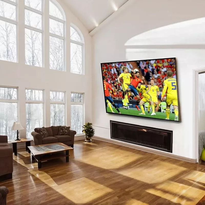 Techly kantelbare wandbeugel voor tv LED LCD 42-80 inch zwart