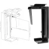 Techly ICA-CS 66 CPU-houder onder tafel CPU-houder zwart