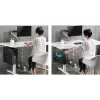 Techly ICA-CS 66 CPU-houder onder tafel CPU-houder zwart