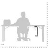 Techly ICA-CS 66 CPU-houder onder tafel CPU-houder zwart