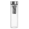 Drinkfles Xavax 00181598 — 450 ml borosilicaatglas met siliconenhoes, blauw transparant