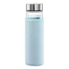 Drinkfles Xavax 00181598 — 450 ml borosilicaatglas met siliconenhoes, blauw transparant