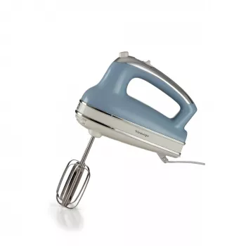Ariete 1548 Mixer Vintage, 450W, 5 snelheden, turbofunctie, 2 gardes, hemelsblauw