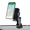 Actieve autohouder SBS Mobile TESUPEXTWIR15W voor mobiele telefoons, zwart