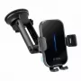 Actieve autohouder SBS Mobile TESUPEXTWIR15W voor mobiele telefoons, zwart