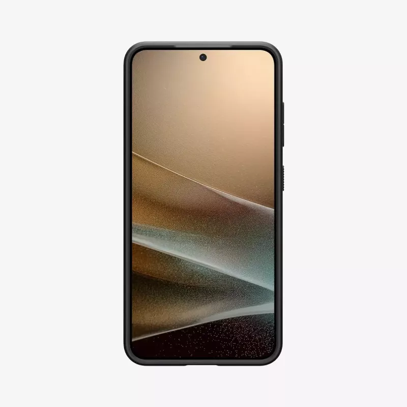 Cover Spigen Galaxy S25 Liquid Air matzwart monochroom