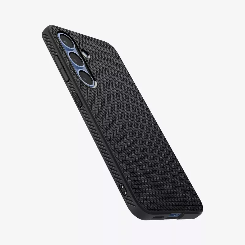 Cover Spigen Galaxy S25 Liquid Air matzwart monochroom