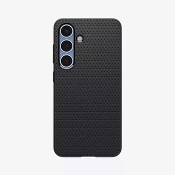 Cover Spigen Galaxy S25 Liquid Air matzwart monochroom