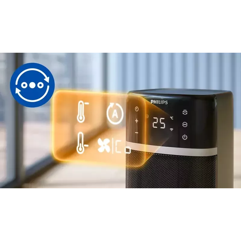 Philips 5000 Series Smart Tower keramische heteluchtverwarmer