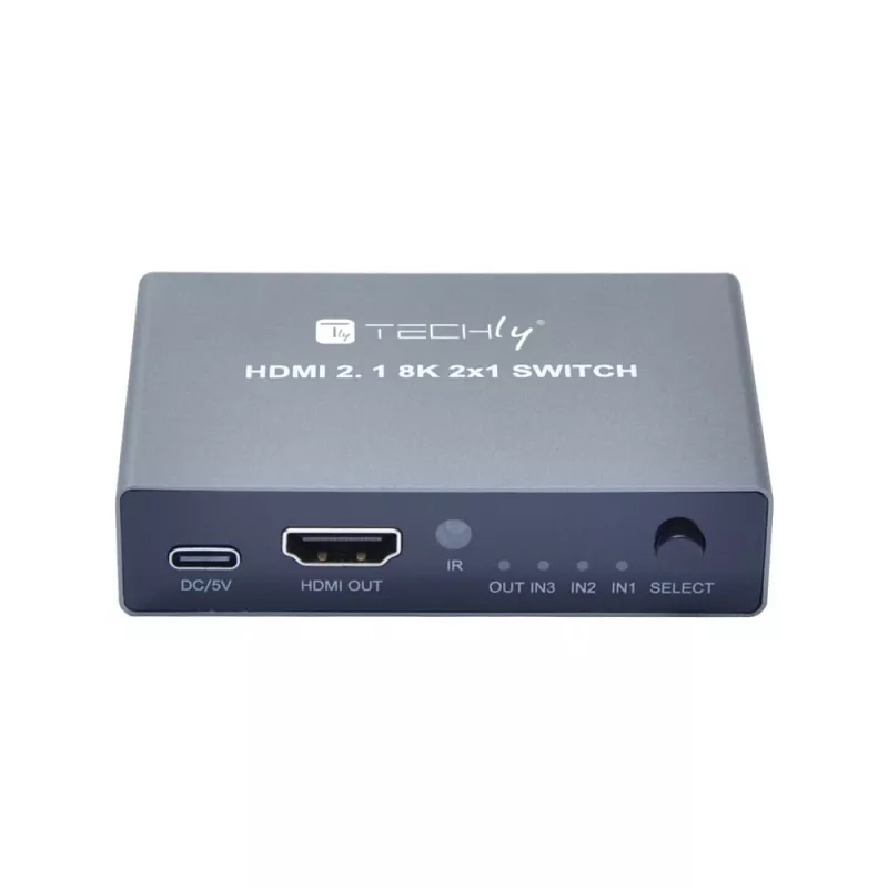 Videoswitch Techly IDATA HDMI-2138KT HDMI 60Hz 2m