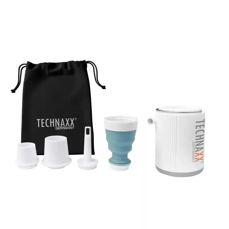 Elektrische luchtpomp Technaxx TX-261 180 l/min batterij 1360 mAh