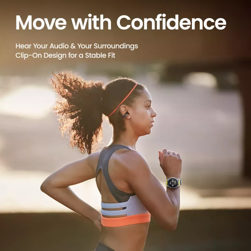 Amazfit Up hoofdtelefoon draadloos in-ear gesprekken/muziek USB Type-C Bluetooth zwart