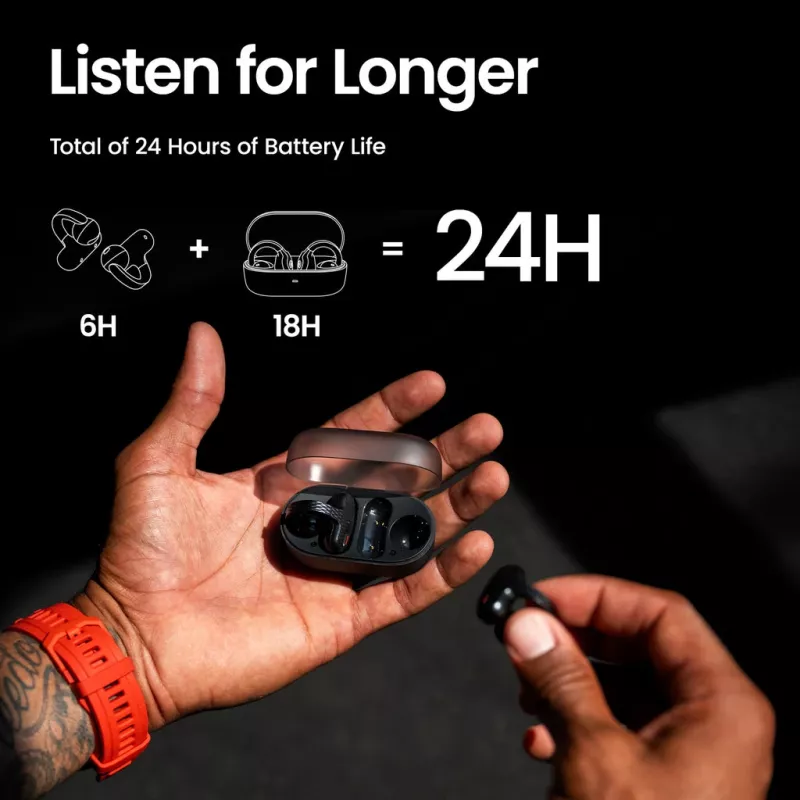 Amazfit Up hoofdtelefoon draadloos in-ear gesprekken/muziek USB Type-C Bluetooth zwart