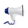 Megafoon Nedis MEPH150WT wit blauw 15 W 150 m bereik