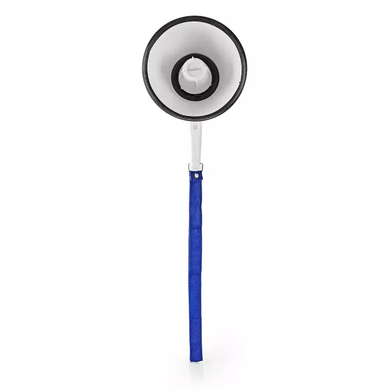 Megafoon Nedis MEPH150WT wit blauw 15 W 150 m bereik