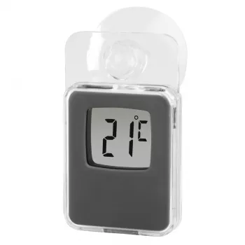 Hama 00186397 omgevingsthermometer elektronische omgevingsthermometer binnen/buiten grijs