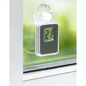 Hama 00186397 omgevingsthermometer elektronische omgevingsthermometer binnen/buiten grijs