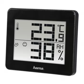 Digitale thermometer hygrometer Hama TH-130 zwart