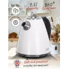 Adler AD 1343 elektrische waterkoker, 1,5 l, 1850 W, roestvrij staal, Strix, wit