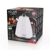 Adler AD 1343 elektrische waterkoker, 1,5 l, 1850 W, roestvrij staal, Strix, wit