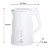 Elektrische waterkoker Adler 1,7 l 1850 W wit