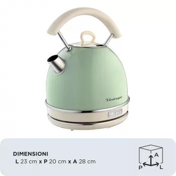 Waterkoker ARIETE Vintage A2877/04 lichtgroen