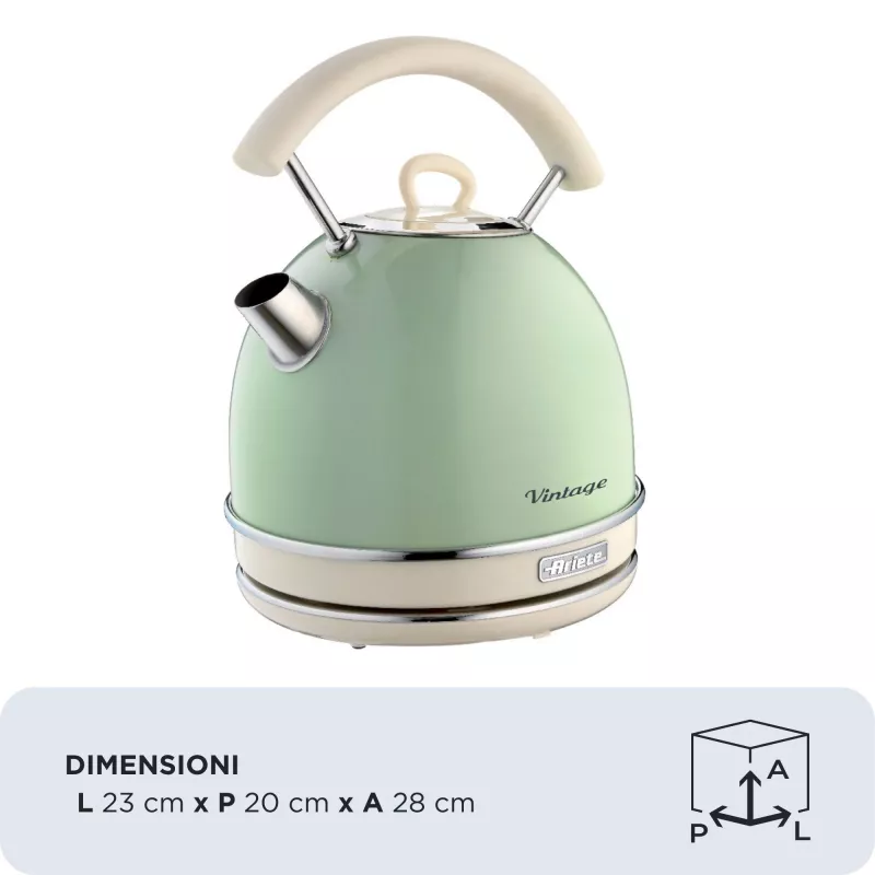Waterkoker ARIETE Vintage A2877/04 lichtgroen