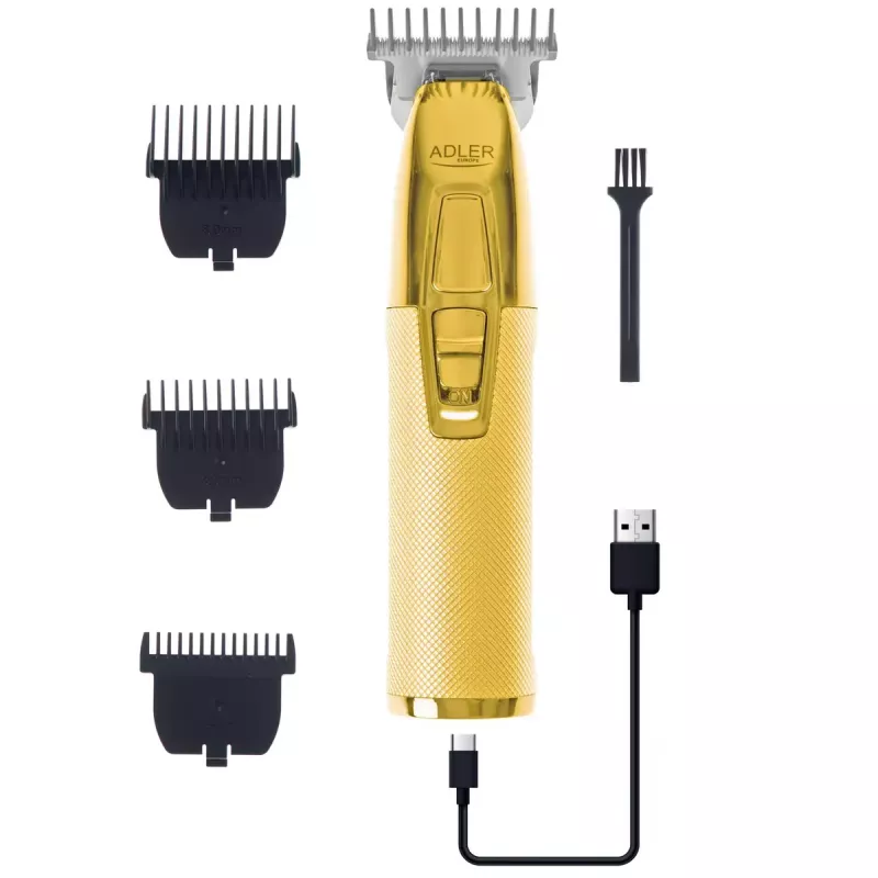 Adler AD 2836G baardtrimmer batterij 0,9 6 mm goud