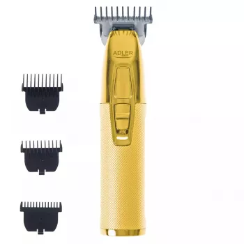 Adler AD 2836G baardtrimmer batterij 0,9 6 mm goud
