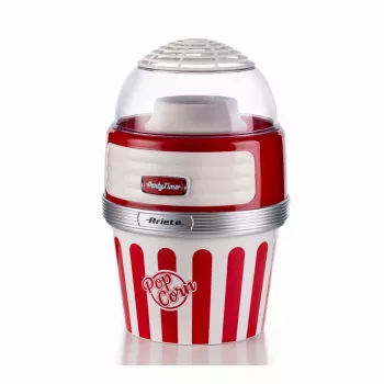 Ariete 2957/00 popcornmachine rood transparant wit