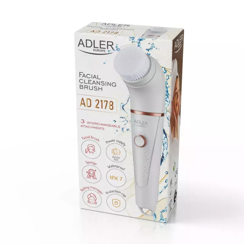 Adler AD 2178 vibrerende en roterende gezichtsborstel
