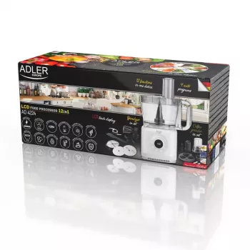 Keukenmachine Adler AD 4224 1000 W 3,5 L zwart wit