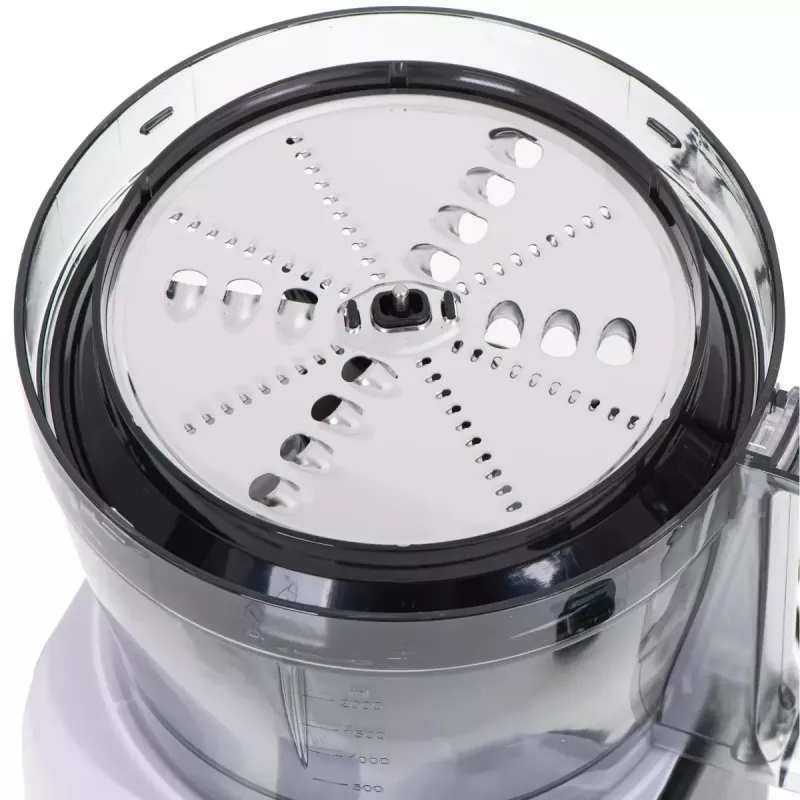 Adler AD 4224 keukenmachine, 1000 W, kom van 2 l, 7 snelheden, wit