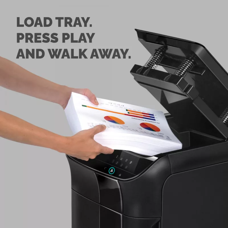 Fellowes AutoMax 600M papierversnipperaar microsnede 60 dB 23 cm zwart